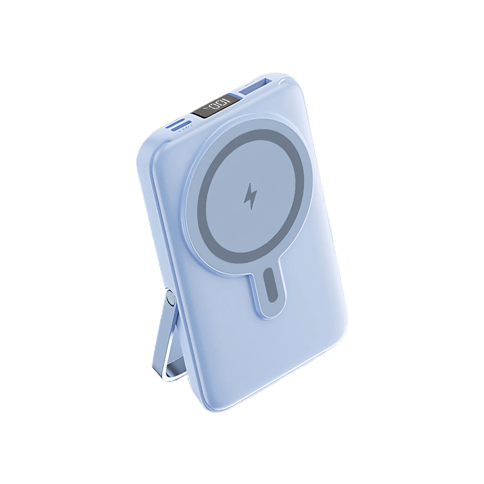 10000mAh Magnetic Power Bank Portable Wireless Charger With Cable Fast Charging External Battery Stand For iPhone 16 15