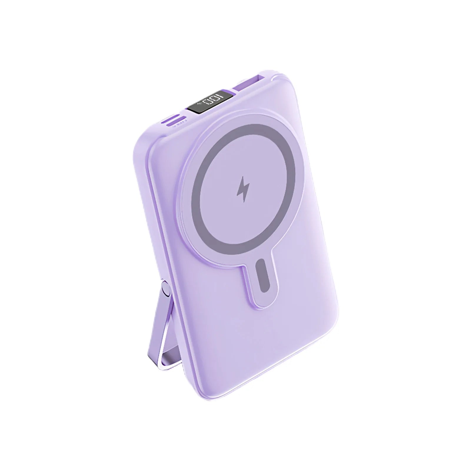 10000mAh Magnetic Power Bank Portable Wireless Charger With Cable Fast Charging External Battery Stand For iPhone 16 15